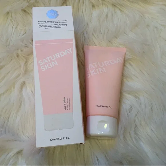 Saturday Skin Wide Awake Brightening Eye Cream & Rise + Shine Gentle Cleanser